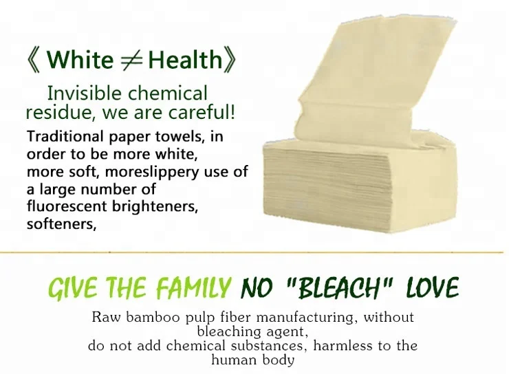 
Biodegradable Good Quality Bamboo Facial Tissue Paper 