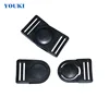 Safety 38mm round shape spacial luggage plastic belt strap adjustable release buckle with good price