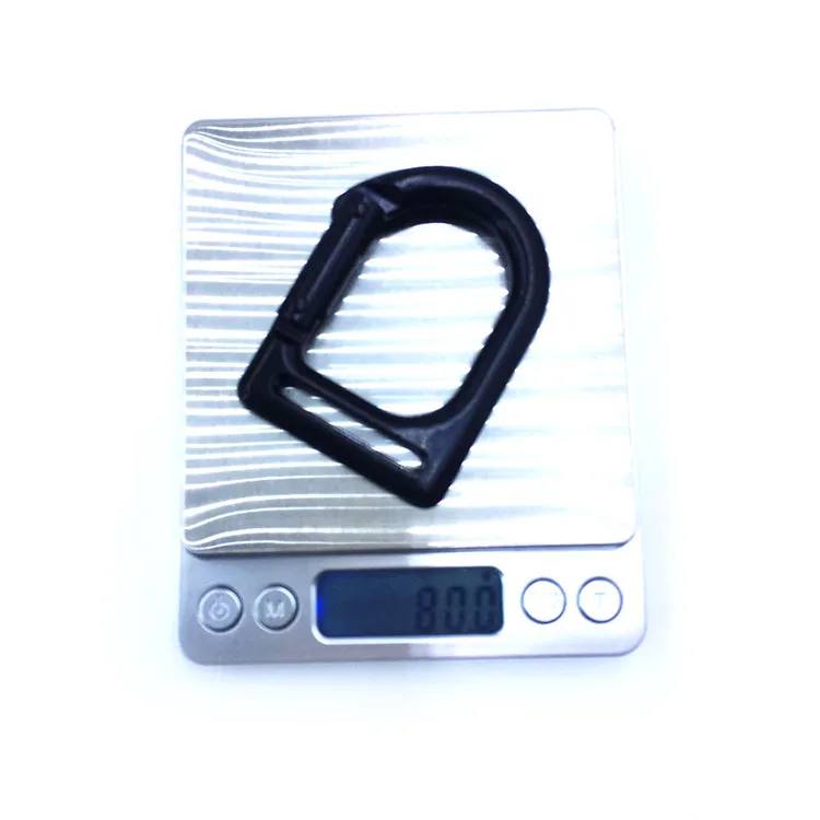 D - Mountaineering Hook Fitness Belt Hoist Hook Aluminum Carabiner Yoga Buckle Training Zinc Alloy Carabiner