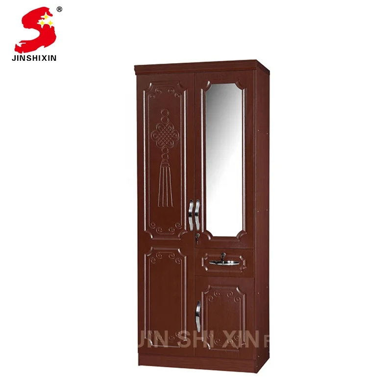 Foshan Factory Price Bedroom Classic Mdf Wooden Closet Wardrobe 3