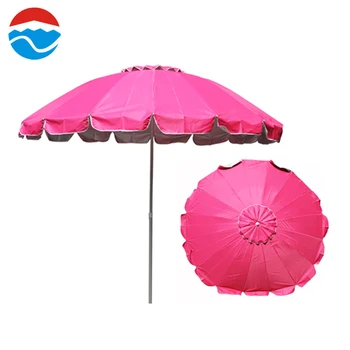 260cm 12k Pink Custom Printing Por Portable Beach Umbrella 260cm 12k Pink Custom Printing Por Portable Beach Umbrella Whole