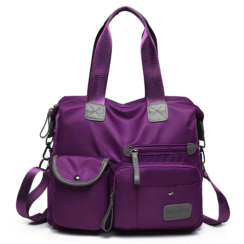 

China Vendor Supply Fashion Lady Waterproof Nylon Handbag