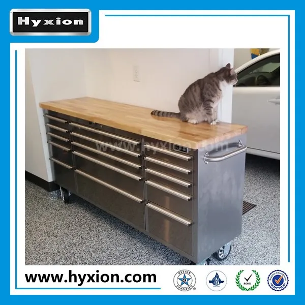 Hyxion 72" Us General Tool Box Tool Chest Tool With Casters