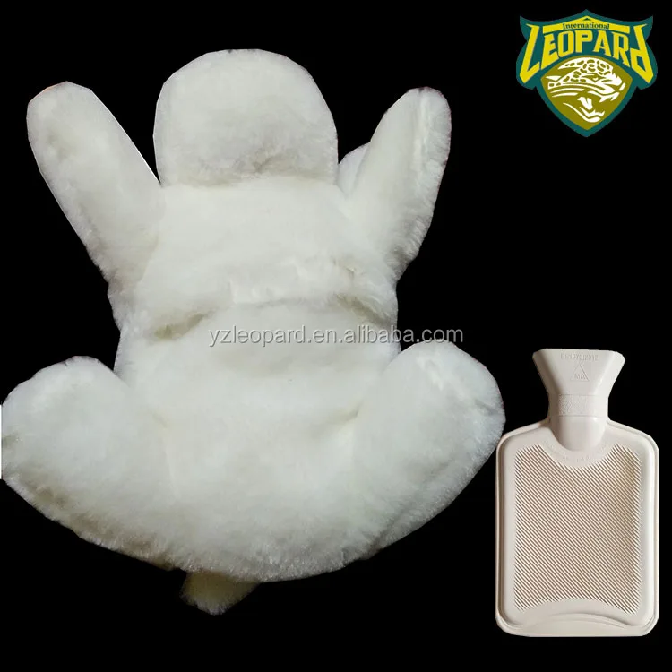 1000ml Plush Animal Hotwater Bottle Cover Stuffed Dog Toy Cover For