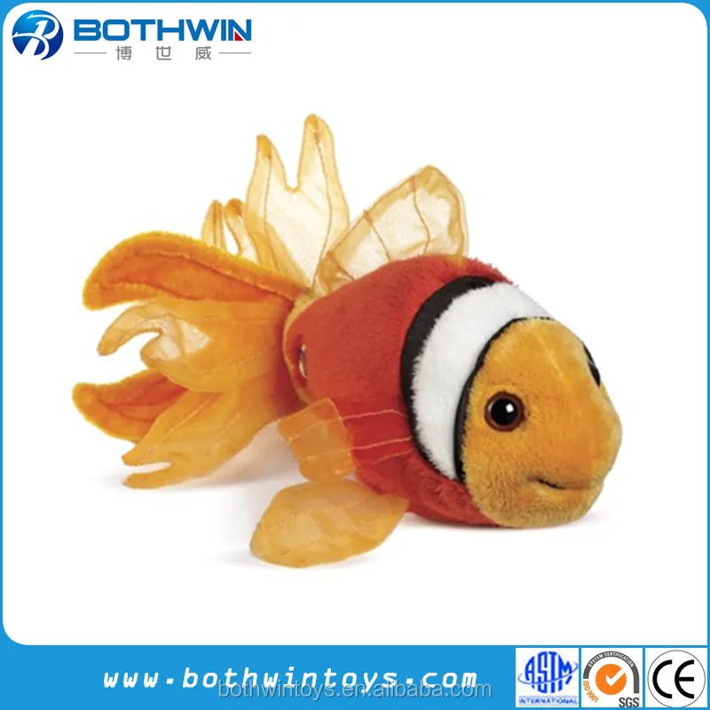 Купить игрушку рыбки. Плюшевая Золотая рыбка. Игрушка рыба-клоун оранжевая Keenway. Мягкая игрушка рыбка. Игрушечные рыбки мягкие.