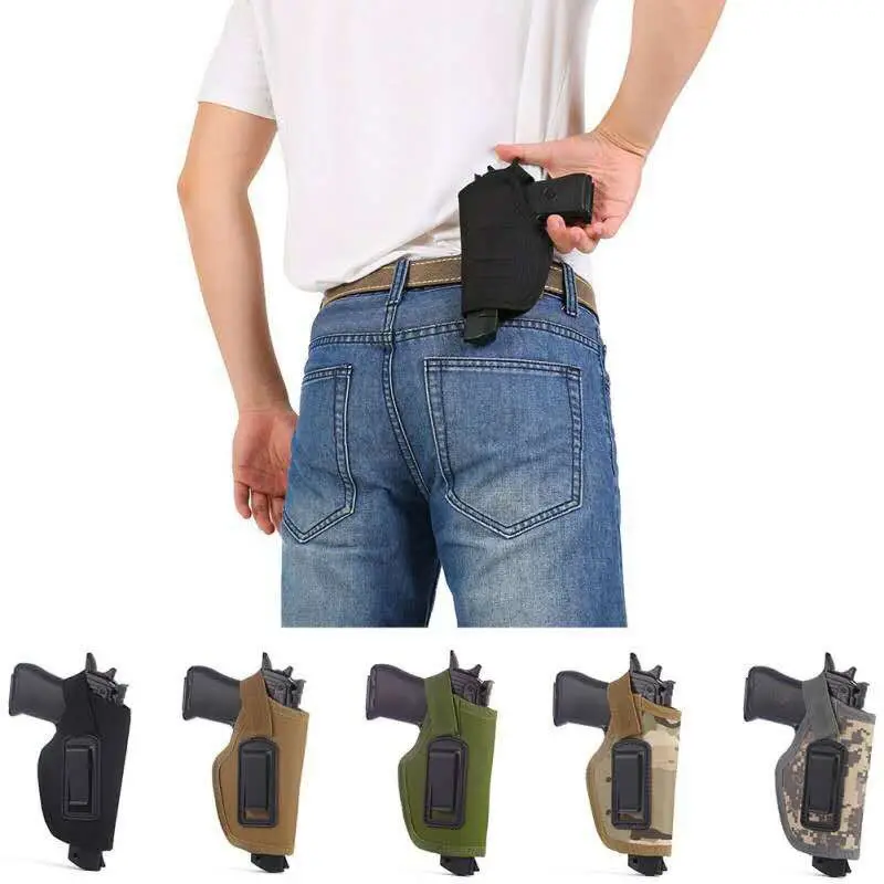 

IWB /OWB Universal Gun Holster for Concealed Carry Men Compatible with Subcompact, Black