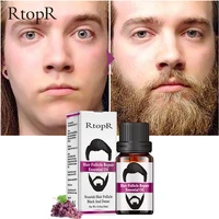 

RtopR Hair Follicle Repair Oil Men Styling Moustache Oil Hair Growth Of Beard Body Hair Eyebrow Care Moisturizing Smoothing 10ml
