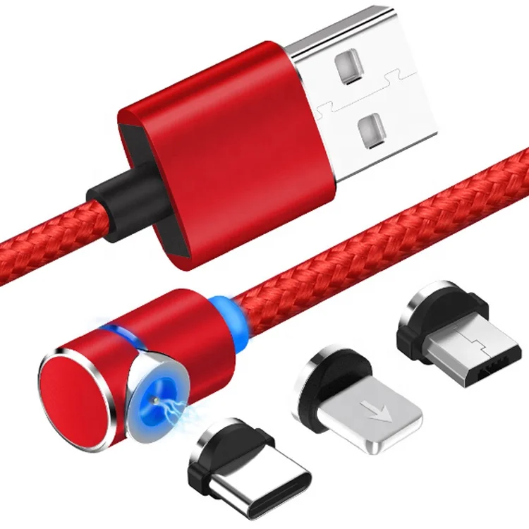 

Oem Usb Magnetic Cable Magnetic Absorption L Type Magnetic Usb Charging Cable, Custom