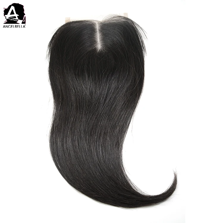 

Angelbella Hair Closures with A Natural Part 10-18 Inch Straight Virgin Weave Lace closure