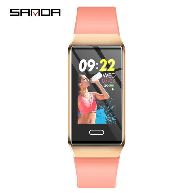 

SANDA X9 Men Women Digital Fitness Tracker Smart Sports Watch Multi-function Call Reminder Waterproof Wristwatch, 3 colors
