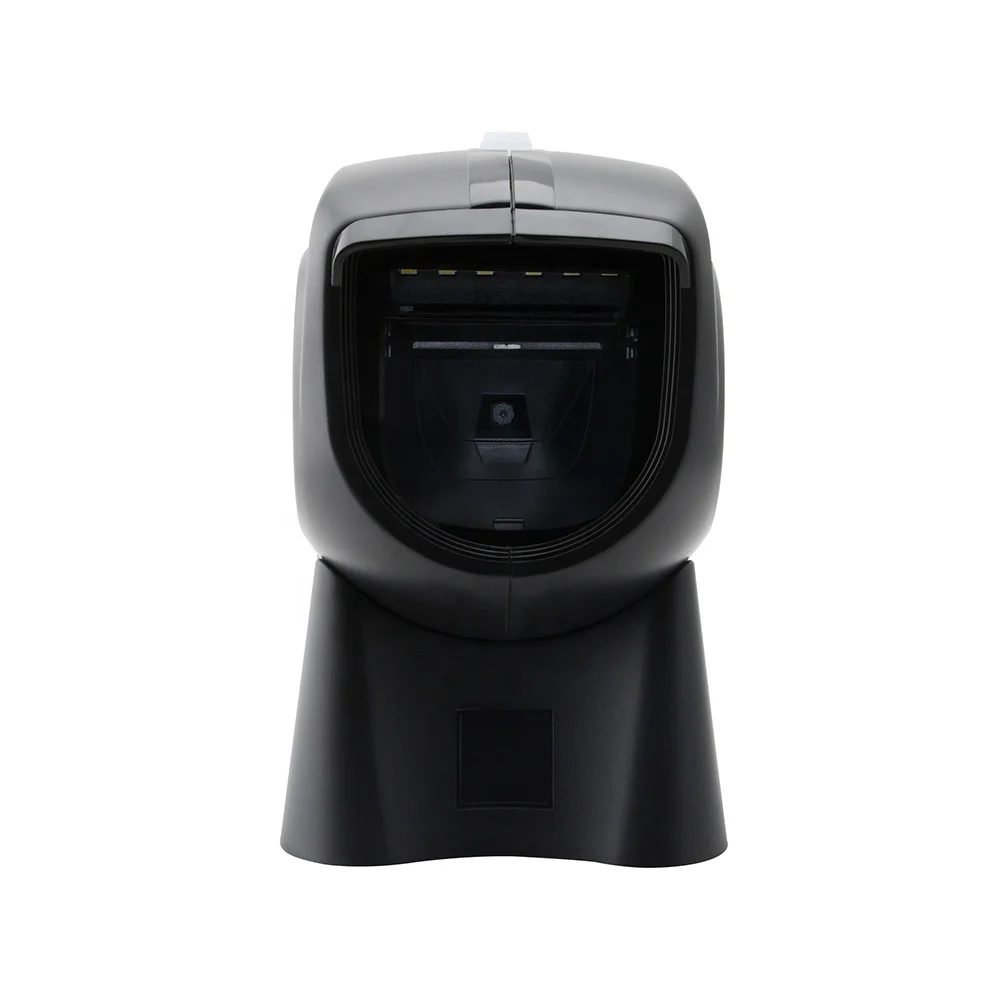 

Design for supermarket Wired usb tabletop OmniDirectional 1D 2D barcode scanner, Black/white