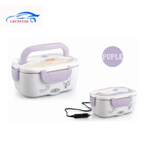 Image of Wholesale Car Used Travel Food Warmer Portable Detachable Container Heating stainless steelelectric electric lunch box