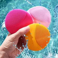 

2019 Mini silicone facial cleanser brush makeup facial remover massager brush