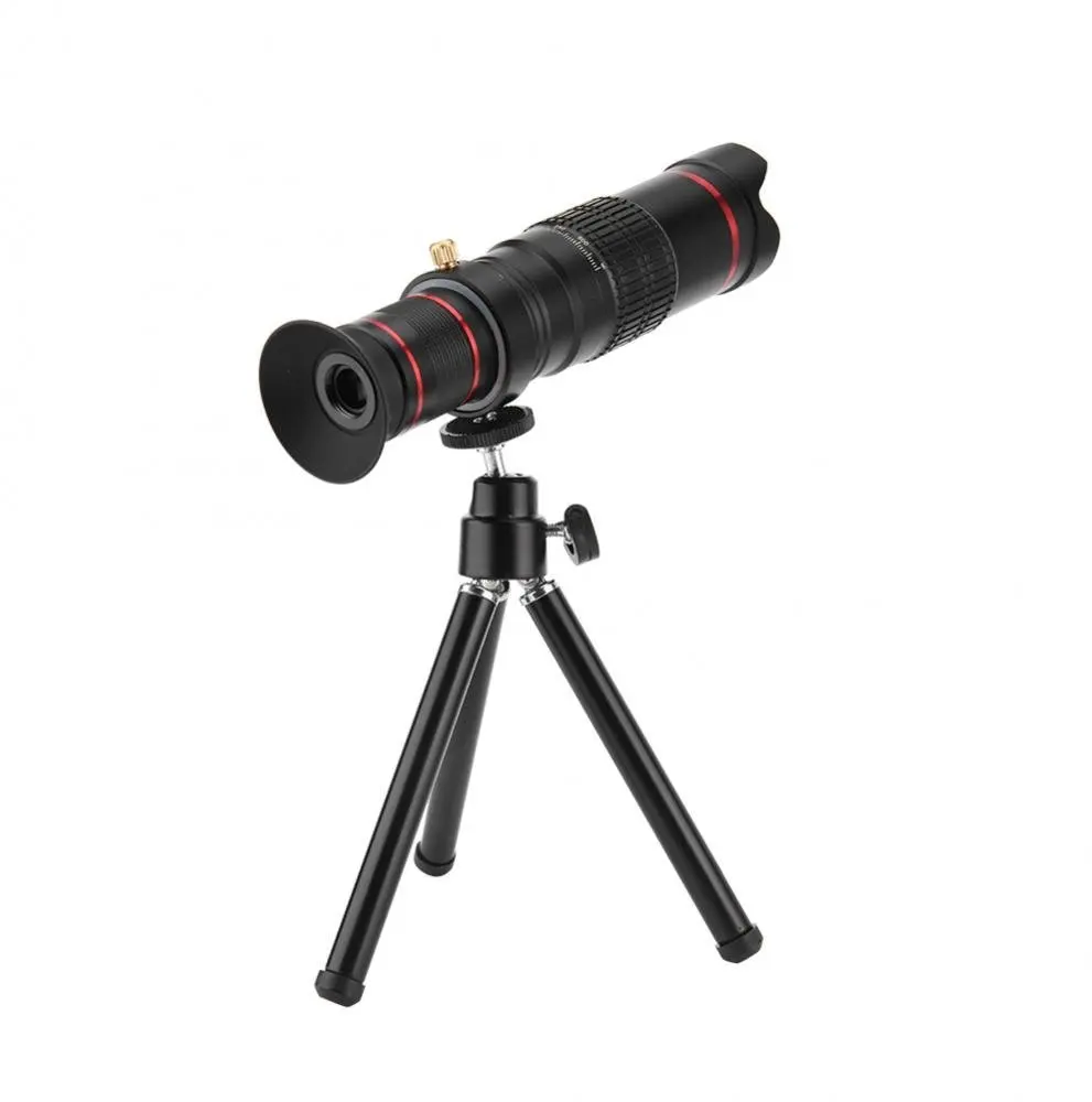 
Cell Phone Camera Lens, 22X Optical Manual Focus Telephoto Lens Kit with Mini Flexible Tripod 