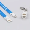 Multiply 2 in 1 Cell Phone Lanyard Strap Charging Cable Lanyard Neck Cord printing lanyard cellphone USB data cable