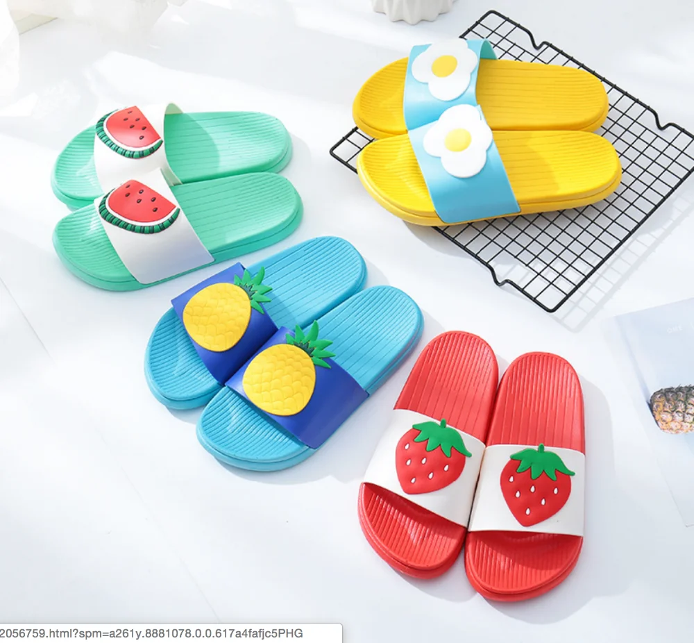 

Summer Rubber Slipper Wholesale Custom Fruit Slipper, Or at your request