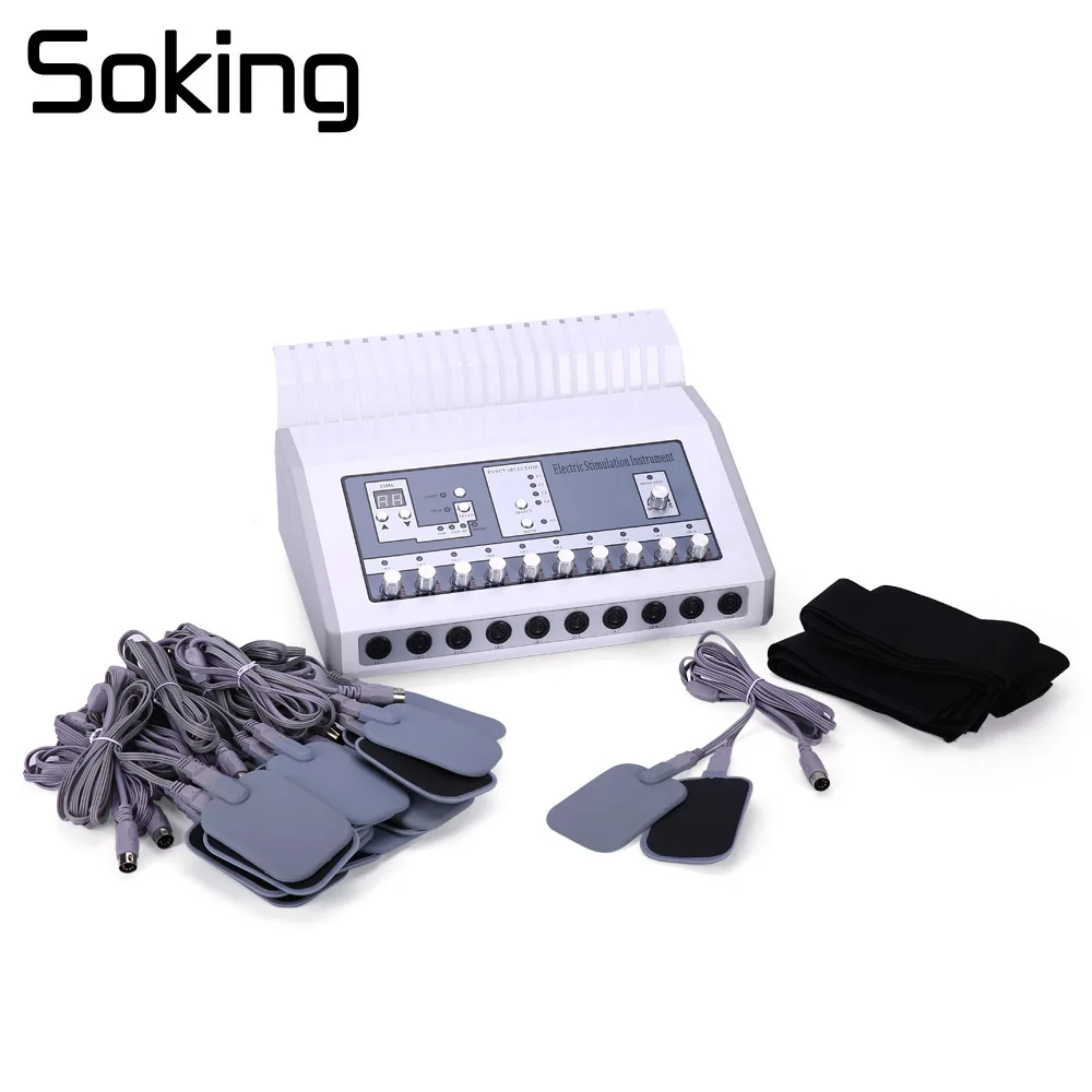 

Electro Stimulation Machine / EMS Electrostimulation / Beauty Spa Slimming Equipment, White+ grey