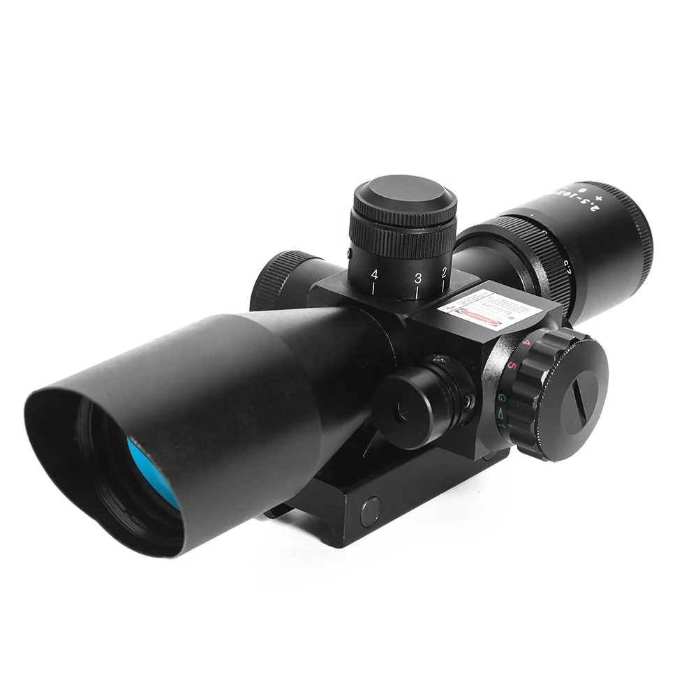 LUGER Cheap Tactical Compact 2.5-10x40 Riflescope combo scope For Hunting Rifle