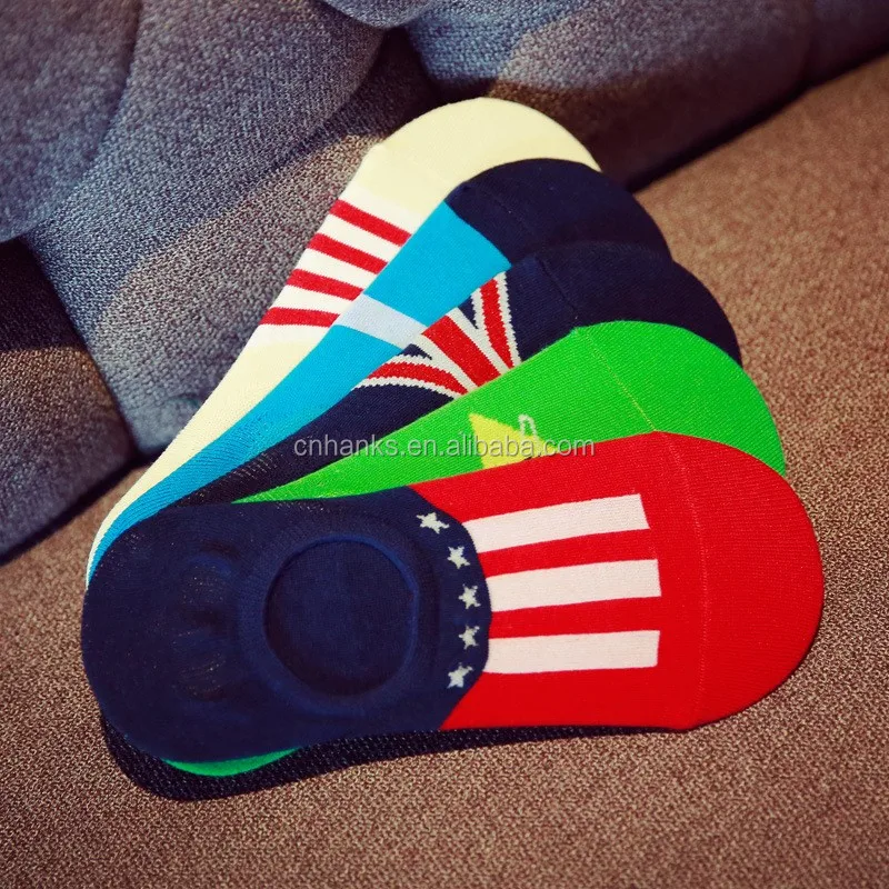 

England style invisible socks, nation flag socks, N/a