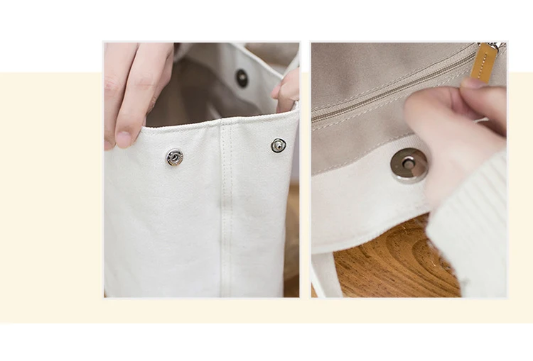 Wholesale Canvas Tote Bag Waterproof Canvas Brand Modern Women Handbag