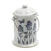 Home Supply Custom Logo Ceramic Kitchen Compost Bin