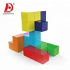 HUADA 2019 Kid Educational Toy Colorful 3D Geometry Solids Magic Puzzle Magnetic Cube Block