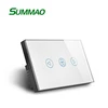Touch WIFI Dimmer Fan Switch Remote Control Fan And Light Switch With Alexa Google