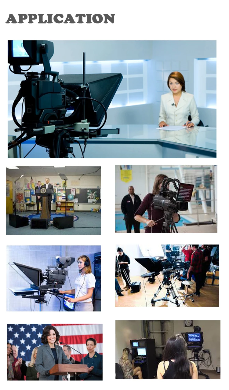 Large Size 22 Inch Professional Lyric Teleprompter Confidence Monitor