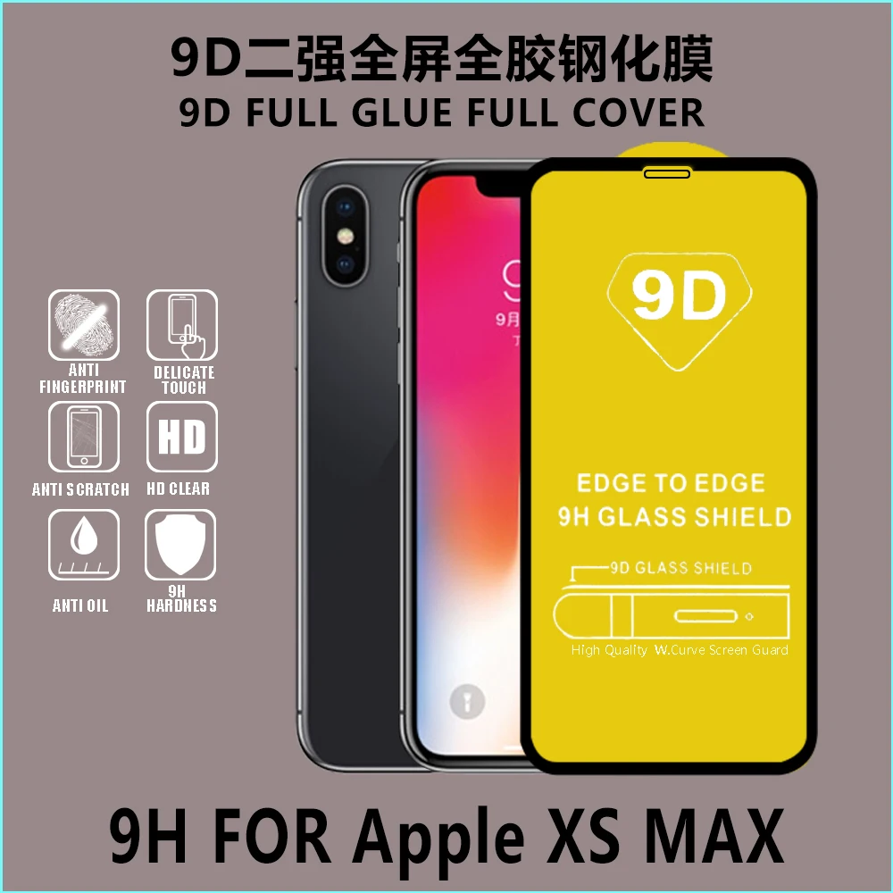 

Wholesale 10d tempered glass for iphone, 9D protective for iphone xr tempered glass screen protector 9H, Crystal clear