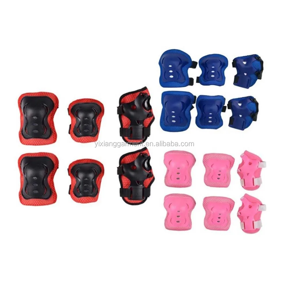 

Bike Knee Pads and Elbow Pads with Wrist Guards Protective Gear Set for Biking, Black ,blue ,pink