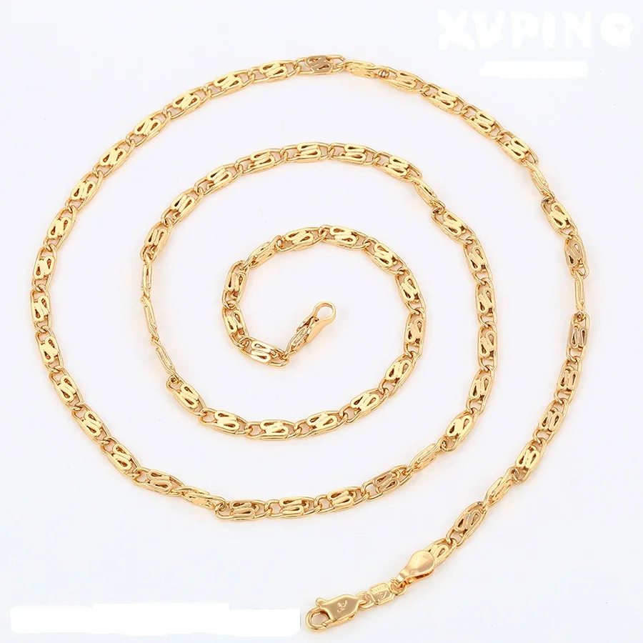 

43043 Xuping Jewelry Fashion Chain Necklace With 18K Gold Plated, N/a