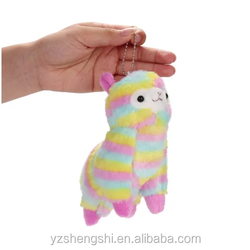 rainbow plush llama