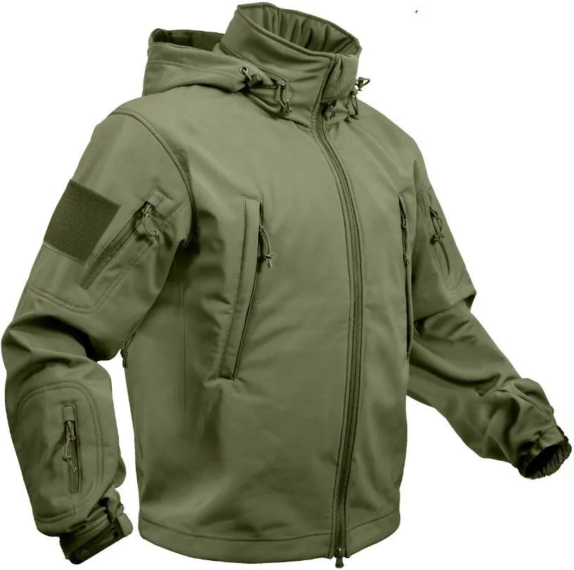 High Quality Custom Mens Tactical Softshell Jacket Military Tactical ...