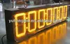 8:88:88:88 ultra brightness yellow outdoor 7 segment sports timer display