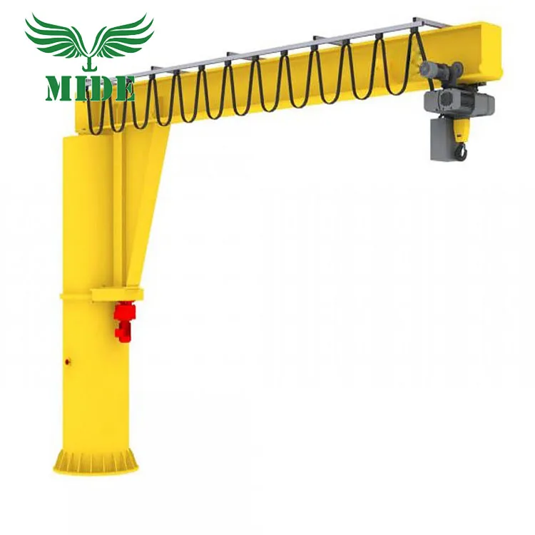 360 degree rotating post column jib crane