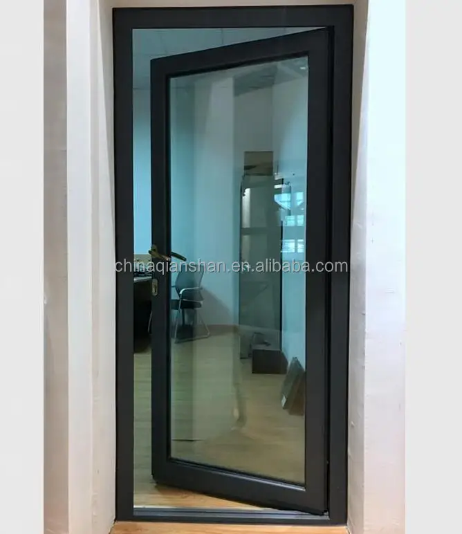Construction Single Pane Aluminium Interior French Frosted Double