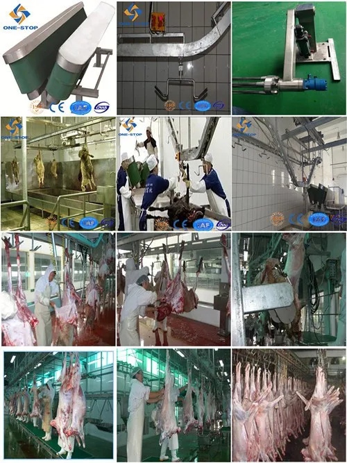 Sheep skinning machine