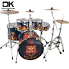 Comfortable remarkable quality acoustic pack professional drum set