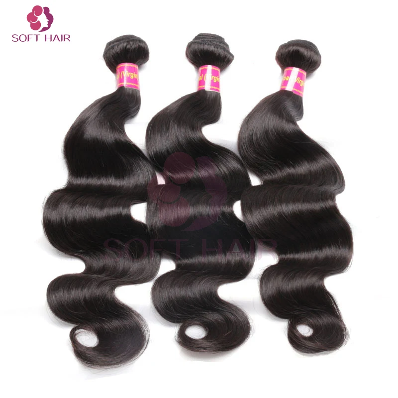 

Soft hair products grade 7A fast delivery clean body wave dark brown wholesale virgin Indian hair weft, N/a