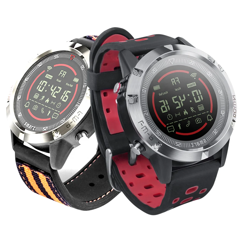 

180 Days Standby-Time IP68 Bluetooth Sport Smart Watch with Pedometer and Waterproof