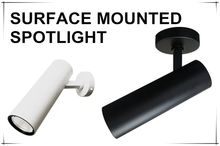 10w led spot light Surface Mounted Narrow Beam Angle Dimmable
