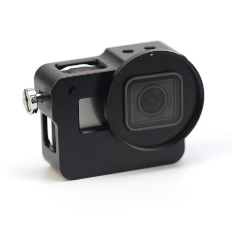 
Aluminum Alloy Housing Case Go pro Cage for Gopro Hero 7 6 5 Black Action Camera with UV Filter 