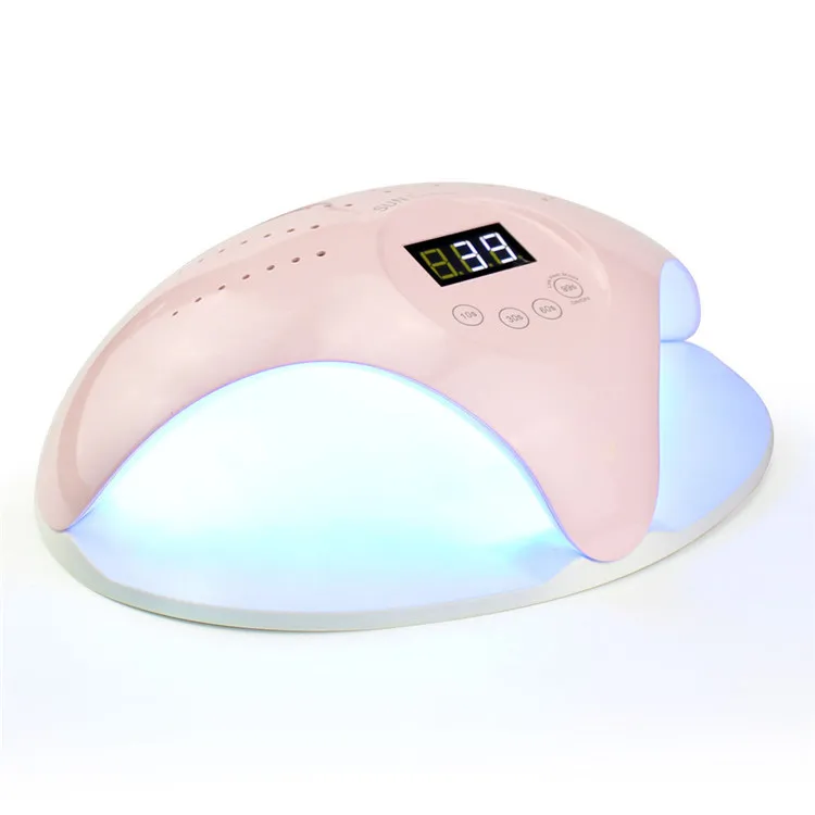 

48W Painless UV LED Lamp Smart Nail Phototherapy Machine Digital Display Large Space Cooling Fan LED Light Dryer, 4 colors