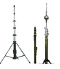 Heavy Duty 4m Telescopic Tower Galvanized Steel With Guy Rings and Clamps