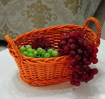 Wedding Fruit Basket With Handle Decoration - Buy Fruit Basket,Fruit