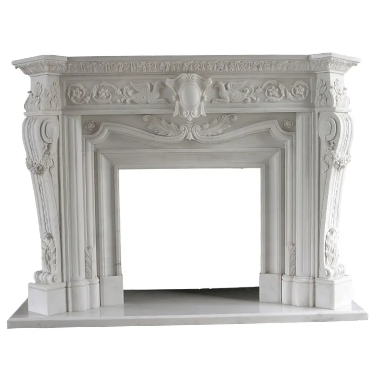 Europe Style Uk White Marble Fireplace Surround Buy Uk White