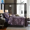 600TC High precision fabric bedding sets luxury wedding bedding set
