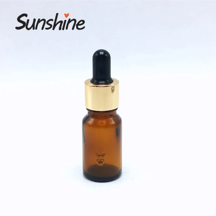 

Wholesale product cosmetic dropper amber glass 10ml bottle