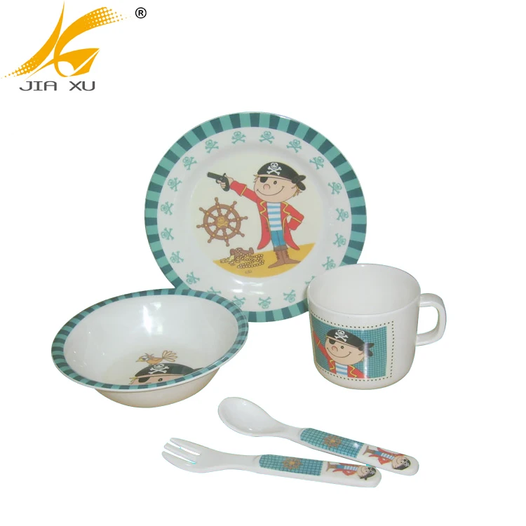 
100% melamine best selling baby tableware alibaba china supplier wholesales A5 high quality child dinner set 