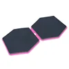 High Quality EVA ABS Core Sliders Hexagon Diamond Spliced Exercise Gliding Sliding Discs